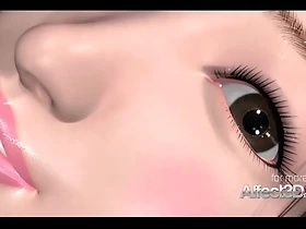 Japanese teen giving a happy morning blowjob in a hd animation